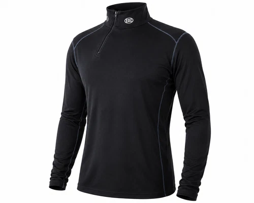 EDZ Men's Zip Neck Motorcycle Thermal Top XXXL