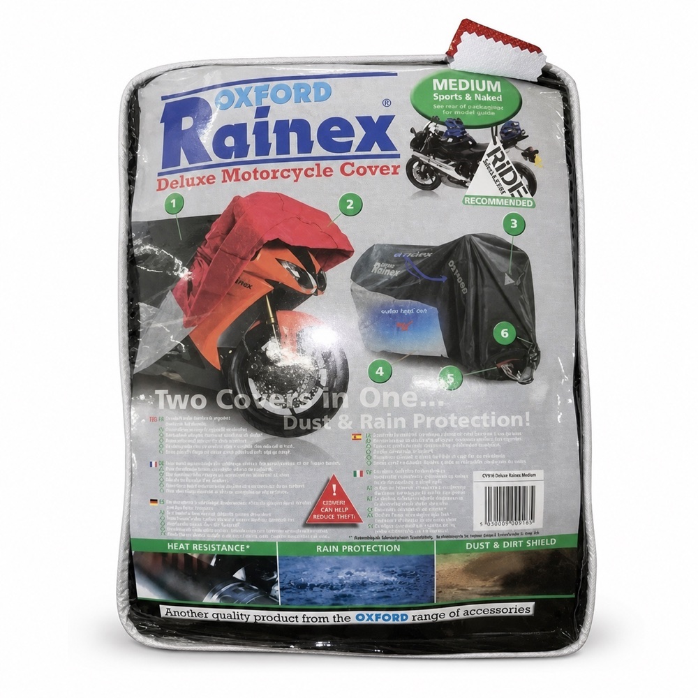 Oxford Rainex Deluxe Motorcycle Cover Medium